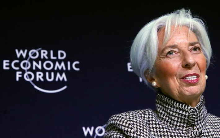 Trong ảnh là Giám đốc Quỹ Tiền tệ Quốc tế (IMF) Christine Lagarde.