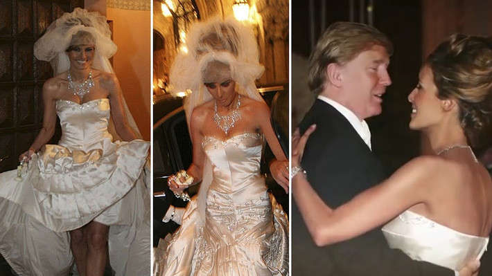 Hôn lễ của Tổng thống Trump và phu nhân Melania được tổ chức vào ngày 22/1/2005 tại Nhà thờ Episcopal Bethesda-by-the-Sea, Palm Beach, bang Florida.