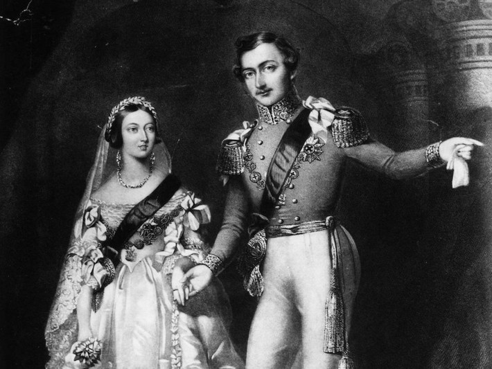 Ngày 10/2/1840, Nữ hoàng Victoria kết hôn với Hoàng thân Albert xứ Saxe-Coburg và Gotha tại Cung điện St James’s.