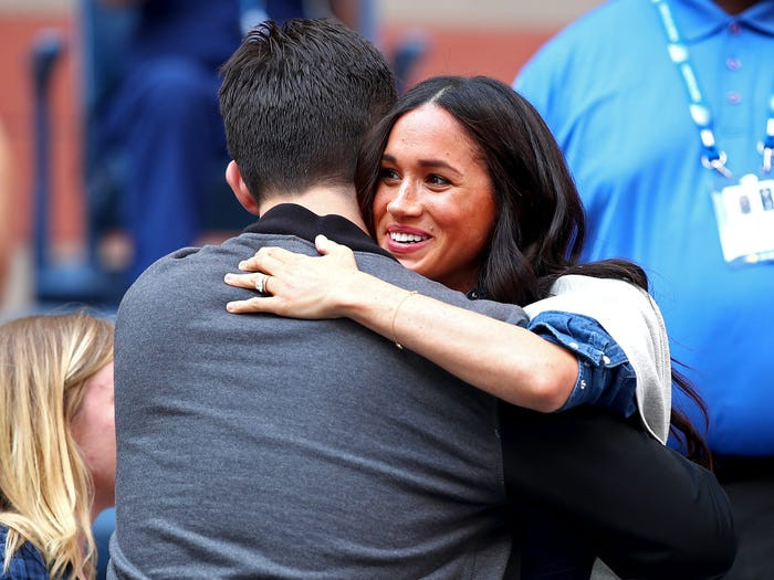 Tháng 9/2019, Meghan Markle đến tham dự Giải Quần vợt Mỹ Mở rộng, chỉ vài tháng sau khi cô sinh bé Archie.
