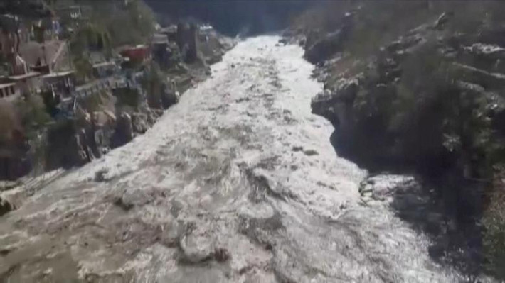 Nguồn tin cho hay, thảm họa vỡ sông băng trên dãy Himalaya xảy ra vào hôm 7/2. (Nguồn ảnh: Reuters)