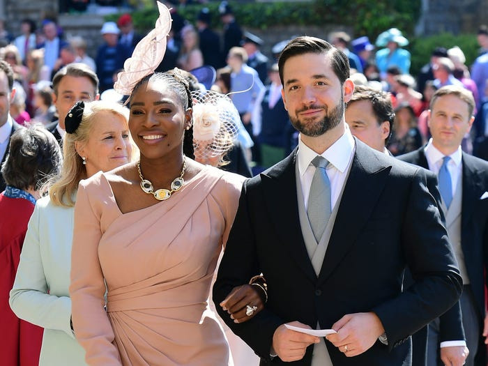 Tháng 5/2018, Serena và chồng cô, nhà đồng sáng lập Reddit Alexis Ohanian, tham dự lễ cưới của Meghan Markle.
