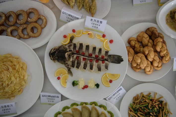 Món các trạng nguyên được trình bày đẹp mắt.