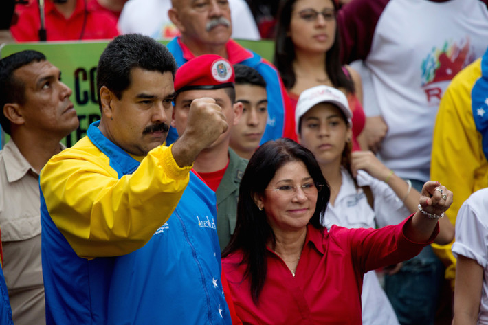Một nhà nghiên cứu chính phủ Venezuela đã mô tả bà Flores là một “cố vấn trưởng của ông Maduro trong mọi vấn đề chính trị và pháp lý”. Ảnh: Univision.