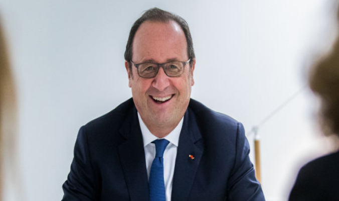 Trong buổi lễ mừng Tết Âm lịch Châu Á tổ chức tại Điện Elysee tối 16/2/2015, Tổng thống Pháp khi đó là ông Francois Hollande bày tỏ hy vọng cộng đồng Châu Á và nước Pháp hãy cùng sáng tạo ra những cách thức hợp tác mới, tạo nên các dự án mới. Ảnh: HP.