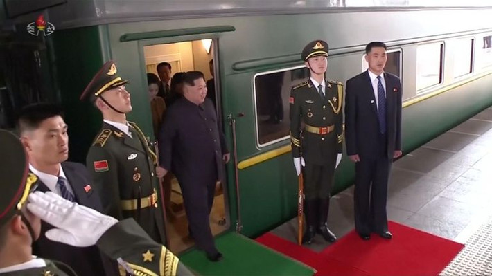 Hãng thông tấn Yonhap (Hàn Quốc) dẫn nguồn tin cho hay, khả năng nhà lãnh đạo Kim Jong-un sẽ sang thăm Trung Quốc vào tháng 3/2019, sau thượng đỉnh Mỹ - Triều tại Hà Nội. Ảnh: Sky News.