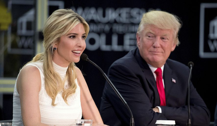 Cô Ivanka sinh ngày 30/10/1981 là một doanh nhân và cựu người mẫu thời trang người Mỹ. Cô cũng là Phó tổng giám đốc điều hành mảng phát triển và mua lại của công ty Trump Organization. Ảnh: WT.