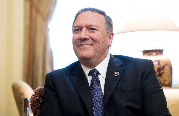 Ngoài ra, một nhân vật khác gần như chắc chắn sẽ đi cùng Tổng thống Trump đến Hà Nội là Ngoại trưởng Mỹ Mike Pompeo. Ảnh: NYT.