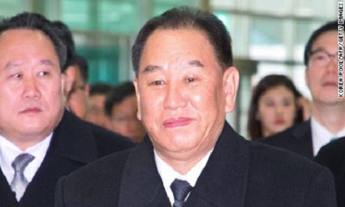 Ông Kim Yong Chol, Phó chủ tịch Đảng Lao động Triều Tiên, cũng tháp tùng nhà lãnh đạo Kim Jong-un trong chuyến đi tới Việt Nam dự Thượng đỉnh Mỹ-Triều lần 2 này. Ảnh: CNN.