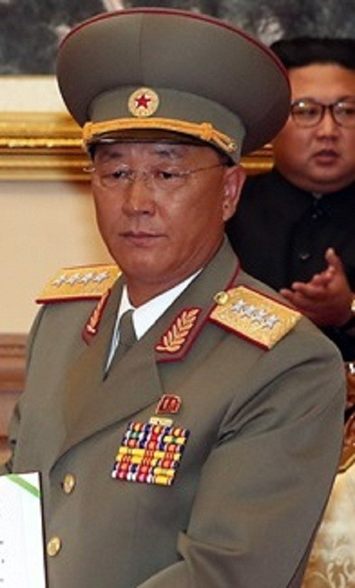 Ông No Kwang Chol – Bộ trưởng các lực lượng vũ trang Triều Tiên cũng có mặt trong danh sách đoàn tháp tùng ông Kim tới Việt Nam. Ảnh: Wikipedia.