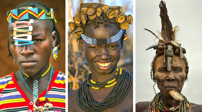 Tại thung lũng Omo, Ethiopia, kẹp tóc được cả nam và nữ sử dụng. Các bộ lạc trong khu vực này rất sành điệu và sáng tạo, và họ có tài biến những vật dụng gia đình thông thường thành những phụ kiện tuyệt đẹp.