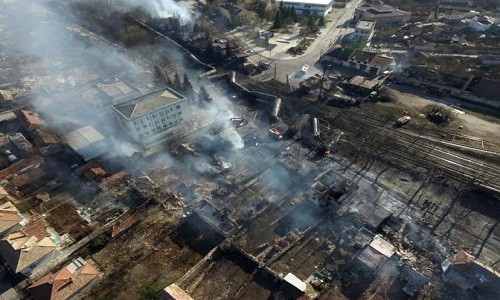 Vụ nổ tàu kinh hoàng ở Bulgaria xảy ra vào khoảng 5h37 sáng ngày 10/12 tại làng Hitrino, cách thành phố Varna khoảng 96km.