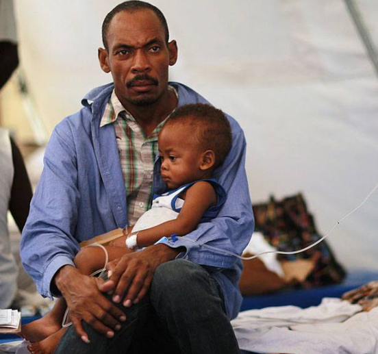 Sau khi siêu bão Matthew càn quét qua Haiti, dịch tả bùng phát tại quốc gia này, làm ảnh hưởng đến hơn 7.800 người chỉ trong riêng năm 2016. (Nguồn ảnh: ATI)