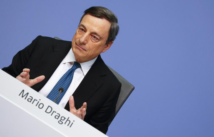 Chủ tịch Ngân hàng Trung ương Châu Âu Mario Draghi.