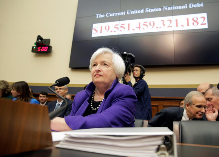 Chủ tịch Cục Dự trữ liên bang Mỹ, bà Janet Yellen.