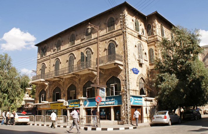 Khách sạn Baron huyền thoại ở Aleppo trong bức ảnh chụp ngày 6/10/2010.