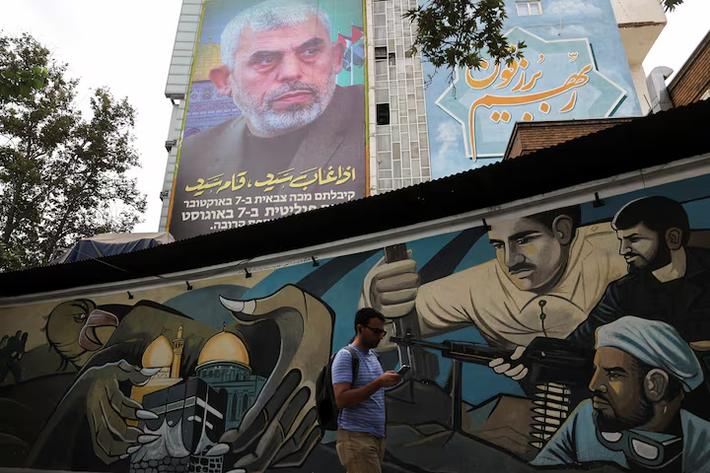 Ông Yahya Sinwar đã thụ án 22 năm trước khi được trả tự do vào năm 2011 và trở về Gaza. Ảnh: Reuters.