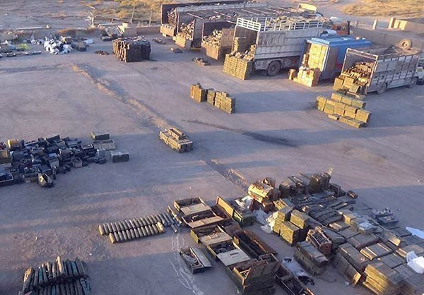 …và số vũ khí nói trên cũng chủ yếu được sản xuất ở Israel. Ảnh: FNA.