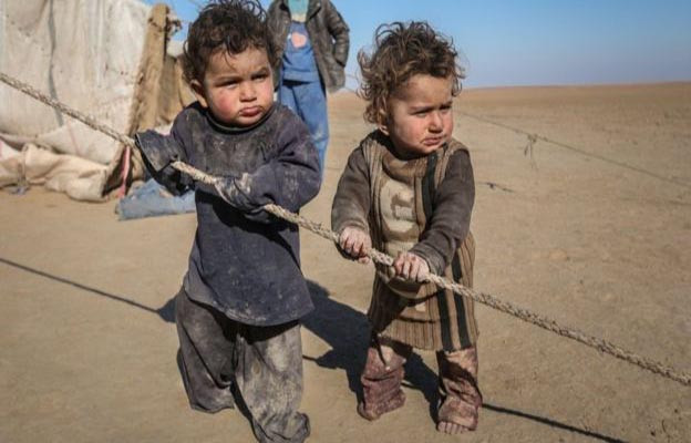 Theo Guardian, hàng nghìn thường dân ở Ghouta đang sống trong tình trạng thiếu lương thực trầm trọng. Ảnh: Reuters.