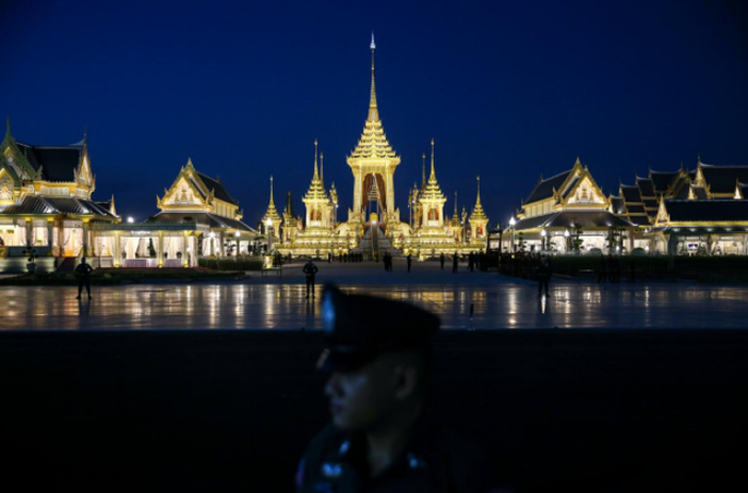 Địa điểm tổ chức đám tang cố Quốc vương Thái Lan Bhumibol Adulyadej. Ảnh: Reuters.