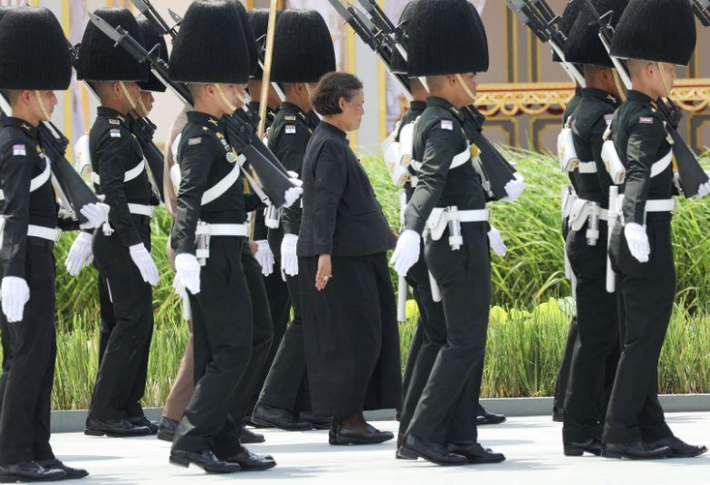 Công chúa Thái Lan Maha Chakri Sirindhorn tham gia buổi tổng duyệt. Ảnh: Reuters.