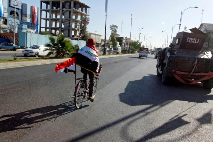 Theo một phát ngôn viên quân đội Iraq, Lực lượng chống khủng bố, Cảnh sát Liên bang và lực lượng Huy động Nhân dân Iraq (PMF) đã bắt đầu chiến dịch quân sự ở Altun Kuprin vào lúc 7h30 sáng 20/10 (giờ địa phương). Ảnh: Reuters.