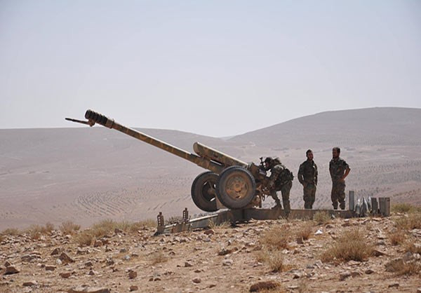 Lực lượng Syria trên chiến trường. Ảnh: FNA.