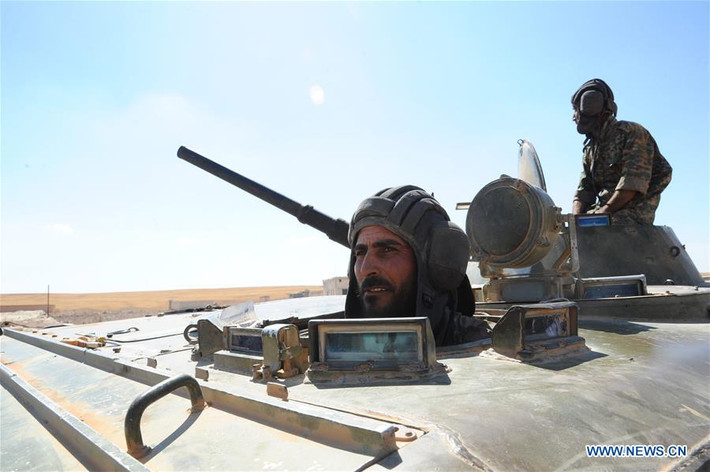 Theo SOHR, sau những thắng lợi gần đây của quân đội Syria, phiến quân IS hiện chỉ kiểm soát 160 km vùng nông thôn Hama và 525 km vùng nông thôn phía đông Homs. Ảnh: THX.