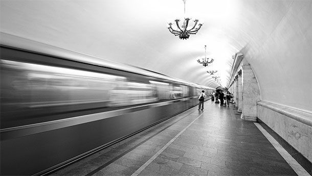 Hệ thống tàu điện ngầm bận rộn nhất ở Châu Âu chính là tại thủ đô Moscow. Ảnh: List25.