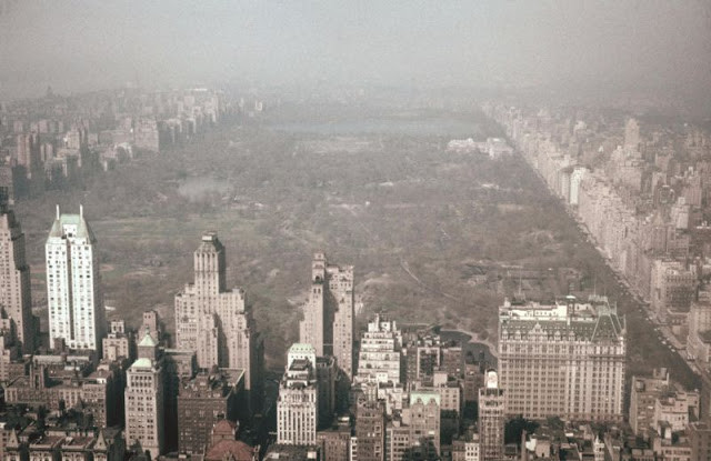 Công viên trung tâm ở thành phố New York hồi tháng 4/1959. Ảnh: VT.