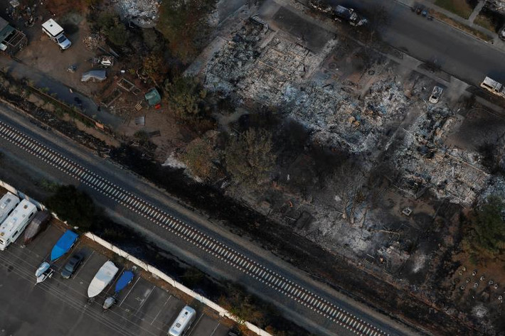 Đây được cho là vụ cháy rừng chết chóc nhất trong lịch sử California. Ảnh: Reuters.