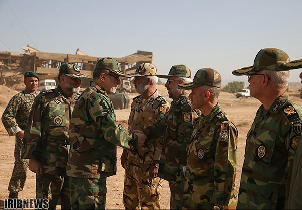Theo Defense World, các lực lượng Iran và Iraq tiến hành cuộc tập trận gần biên giới với Khu tự trị người Kurd tại Iraq. Ảnh: IRIB News.
