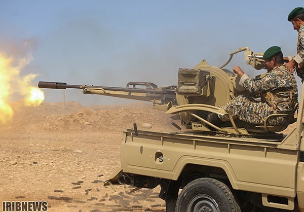 Hình ảnh khác trong cuộc tập trận chung Iraq-Iran được ghi lại. Ảnh: IRIB News.