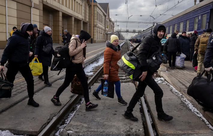 Rất nhiều người dân đã phải sơ tán trong cuộc xung đột Nga - Ukraine suốt hai năm qua.