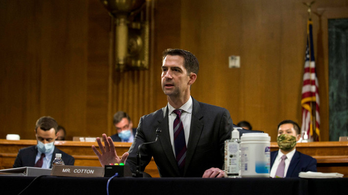 Ngày 11/1/2005, Tom Cotton gia nhập Quân đội Mỹ. Tháng 5/2006, ông được điều động tới Baghdad (Iraq) làm nhiệm vụ. Tại Iraq, ông chỉ huy một trung đội bộ binh, lập kế hoạch và thực hiện các cuộc tuần tra hàng ngày. Ảnh: NYT.