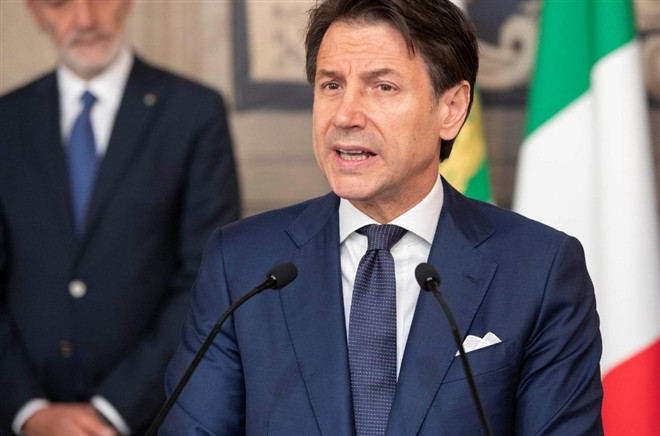 Ông Conte chính thức đảm nhiệm chức vụ Thủ tướng Italy từ ngày 1/6/2018. Ảnh: Reuters.