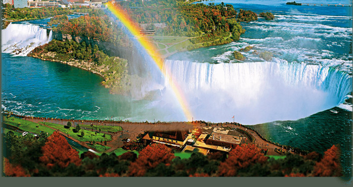 Niagara là thác nước nằm ở biên giới giữa Mỹ và Canada có khung cảnh tuyệt đẹp.