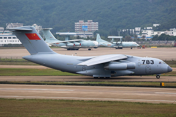 Y-20 được biên chế trong Không quân Trung Quốc từ tháng 7/2016. Ít nhất hai chiếc máy bay vận tải này đồn trú tại căn cứ không quân Qionglai từ tháng 7/2016. Ảnh: Wikipedia.