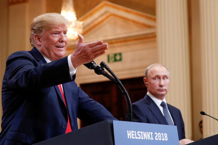 Tổng thống Trump nói thêm, ông và Tổng thống Putin đã thảo luận về những bất đồng giữa hai nước trong hội nghị hôm 16/7. Và để giải quyết những vấn đề thế giới hiện nay, hai bên cần phải làm việc cùng nhau. Ảnh: Reuters.