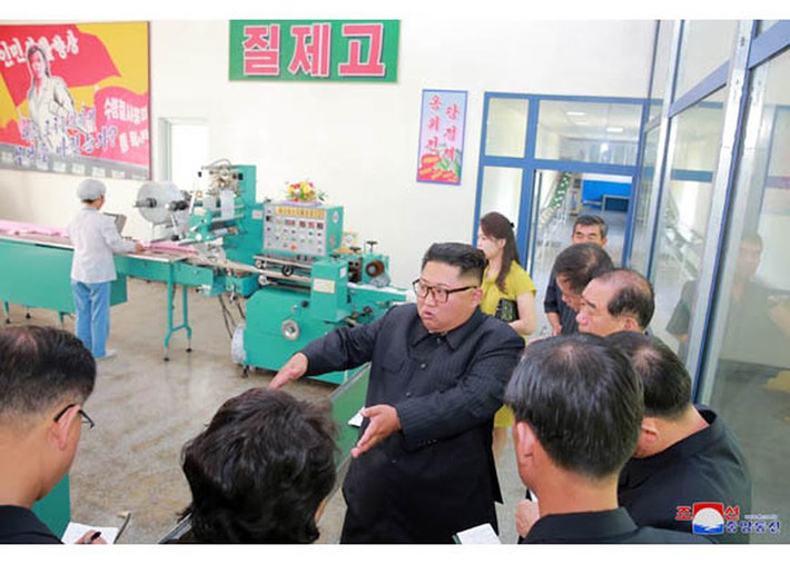 Sinuiju là nơi từng được cố Chủ tịch Triều Tiên Kim Jong-il chỉ định là một khu kinh tế đặc biệt hồi năm 2002. Ảnh: Rodong Sinmun