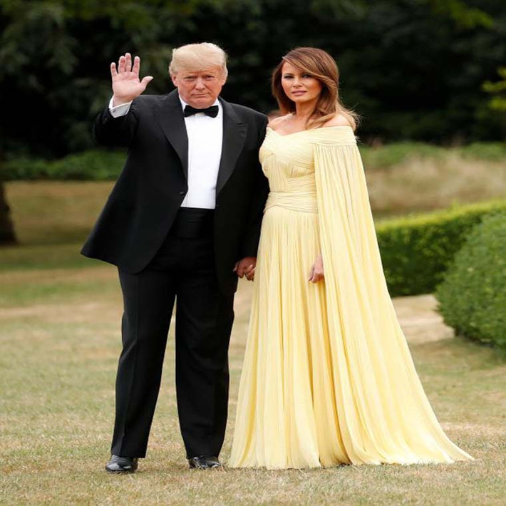 Trong chuyến thăm chính thức, Tổng thống Trump sẽ nghỉ đêm tại dinh thự của Đại sứ quán Mỹ ở London tối 12/7, sau khi dùng bữa tối tại Cung điện Blenheim. Ảnh: Reuters.