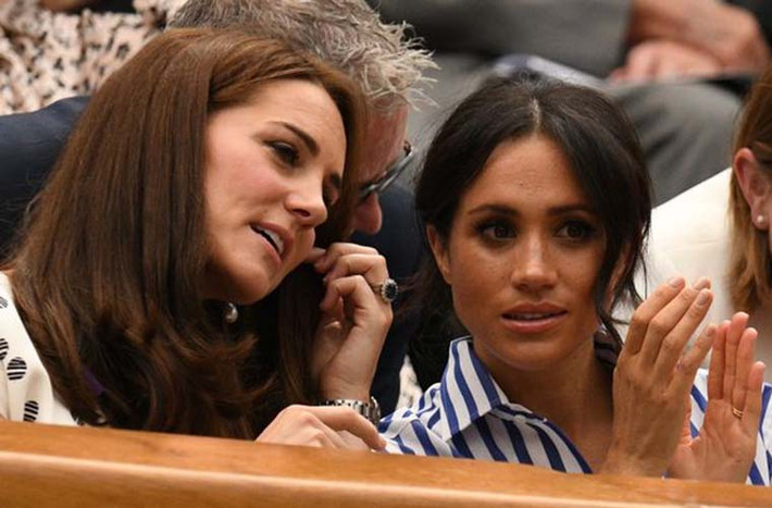 Được biết, nữ vận động viên quần vợt Serena William là bạn thân của Công nương Markle. Ảnh: Mirror.