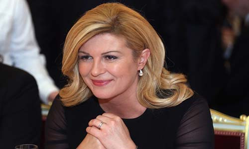 Bà Kolinda "bén duyên" với chính trị vào năm 1992 khi trở thành cố vấn cho các bộ phận hợp tác quốc tế của Bộ Khoa học và Công nghệ Croatia. Ảnh: Zimbio.