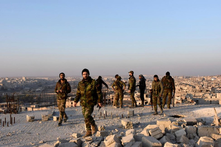 Quân đội Syria tràn ngập Đông Bắc Aleppo sau khi giành quyền kiểm soát khu al-Sakhour hôm 29/11.
