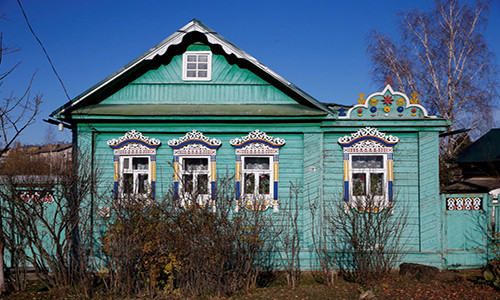 Một ngôi nhà ở Rostov, vùng Yaroslavl, ngày 24/10.