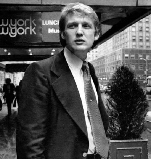 Tỷ phú Donald Trump đã trở thành tổng thống thứ 45 của nước Mỹ sau khi đánh bại bà Hillary Clinton trong cuộc bầu cử ngày 8/11/2016. Ảnh: Ông Trump tại thành phố New York năm 1976.