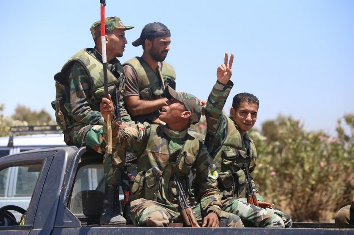 Hồi đầu tuần, Quân đội Syria cũng cũng giành quyền kiểm soát các thị trấn trọng điểm al-Khalakhil và al-Zarzour, phía nam Idlib. Ảnh: TimesOfIsrael.