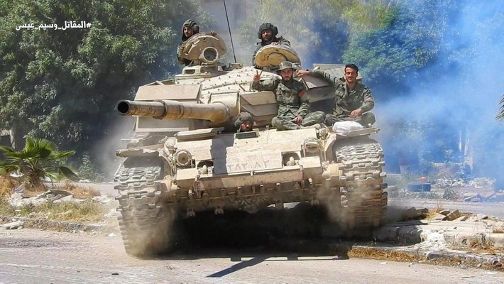 Được biết, Quân đội Syria đã tiến vào hầu hết các cứ điểm ở vùng đông bắc đất nước, sau khi lực lượng Mỹ rút quân khỏi khu vực này. Ảnh: AMN.
