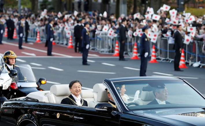 Nhật hoàng Naruhito tiếp quản hoàng gia vào ngày 1/5 sau khi vua cha Akihito thoái vị. Lễ đăng quang của ông diễn ra vào ngày 22/10 vừa qua, mở ra triều đại "Lệnh hòa" của nước Nhật.