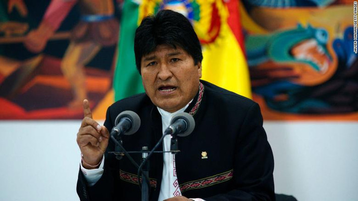 Ông Evo Morales sinh ngày 26/10/1959 trong một gia đình thuộc bộ tộc Aymara ở ngôi làng hẻo lánh vùng tây Oruro. Ảnh: CNN.
